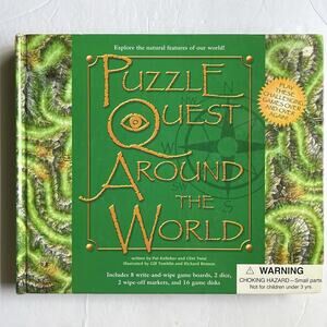 Puzzle Quest Around the World Board Book Write and Wipe Games Boards Markers